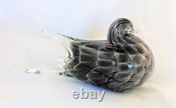 Hand Blown Murano Glass Dove Figurine 8.5L x 4.75H