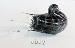 Hand Blown Murano Glass Dove Figurine 8.5L x 4.75H
