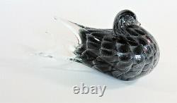 Hand Blown Murano Glass Dove Figurine 8.5L x 4.75H