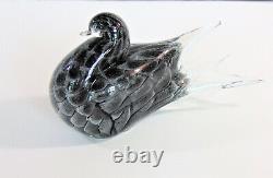 Hand Blown Murano Glass Dove Figurine 8.5L x 4.75H