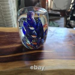Hand Blown Murano Glass Fish Sculpture
