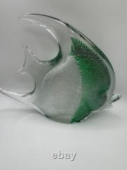 Hand-Blown Murano Glass Fish Sculpture