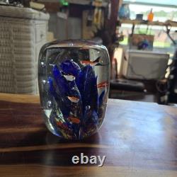 Hand Blown Murano Glass Fish Sculpture