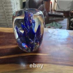 Hand Blown Murano Glass Fish Sculpture