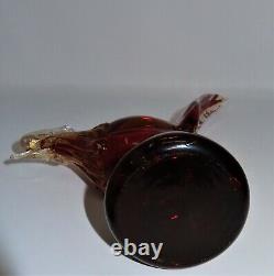 Hand Blown Murano Glass Pheasant 13 1/4 inches in Height