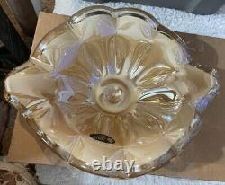 Hand-Blown Murano Glass Ruffle Clam Shape NEw