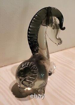 Hand Blown Murano Glass Sitting Horse Figurine