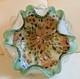Hand Blown Murano Glass Vintage Bowl Trinket Dish Multi Eames Era 7.2 Art Glass
