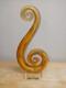 Hand Blown Murano Glassware Art Glass Fused Sculpture Music Treble Clef Note 12