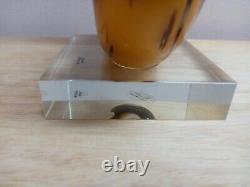 Hand Blown Murano Glassware Art Glass Fused Sculpture Music Treble Clef Note 12