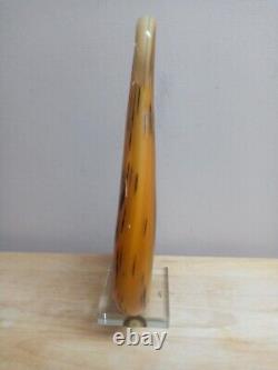 Hand Blown Murano Glassware Art Glass Fused Sculpture Music Treble Clef Note 12