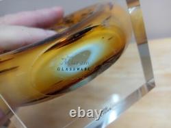 Hand Blown Murano Glassware Art Glass Fused Sculpture Music Treble Clef Note 12