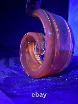 Hand Blown Murano Style Art Glass Sculpture Modern Abstract