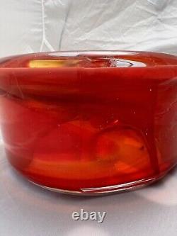 Hand Blown Murano Style Art Glass Sculpture Modern Abstract