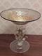 Hand Blown Murano Venetian Art Glass Goblet Applied Sea Creature