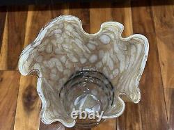 Hand Blown Studio Art Murano Handkerchief Vase
