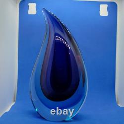 Hand Blown Teardrop Art Glass Sculpture Home Decor. 4 shades Sommerso Murano