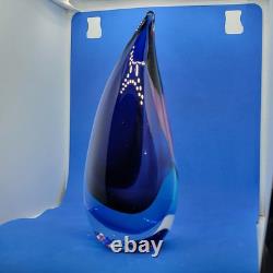 Hand Blown Teardrop Art Glass Sculpture Home Decor. 4 shades Sommerso Murano