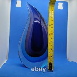 Hand Blown Teardrop Art Glass Sculpture Home Decor. 4 shades Sommerso Murano