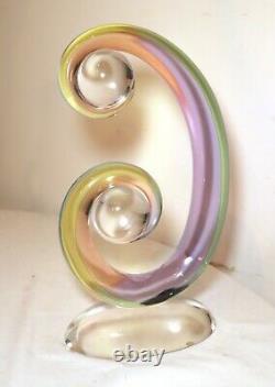 Hand blown Archimede Seguso Italian Murano studio art Glass Sculptures statue