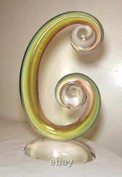 Hand blown Archimede Seguso Italian Murano studio art Glass Sculptures statue