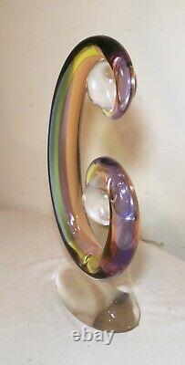 Hand blown Archimede Seguso Italian Murano studio art Glass Sculptures statue