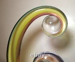 Hand blown Archimede Seguso Italian Murano studio art Glass Sculptures statue