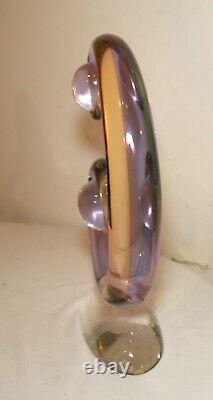 Hand blown Archimede Seguso Italian Murano studio art Glass Sculptures statue