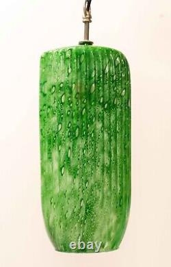 Hand-blown Murano Glass Lamp (Green)