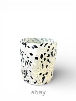 Hand blown Murano Goti drinking glasses set 6, color mix made in Italy Murano