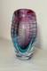 High quality vintage hand blown Italian Murano signed art studio glass vase