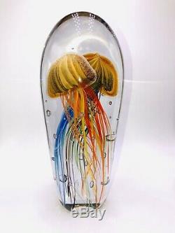 Huge! 13 Murano Elio Raffael Italian Art Glass Sculpture Ocean Life Jellyfish