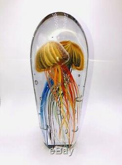 Huge! 13 Murano Elio Raffael Italian Art Glass Sculpture Ocean Life Jellyfish