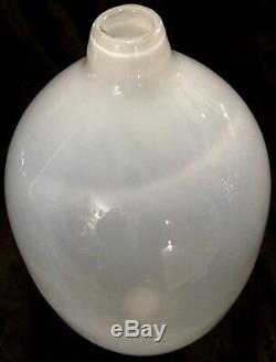 Huge 13 Murano Italy Beautiful Opalescent Glass Bulb Balloon Hand Blown Vase