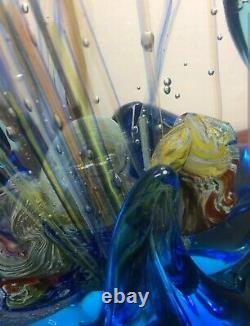 Huge Signed Murano Glass Aquarium Stunning! Seguso Raffaeli