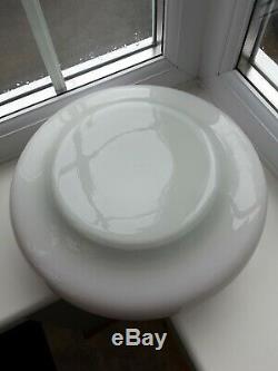 Huge contemporary Murano Carlo Nason Red & White modernist art glass bowl