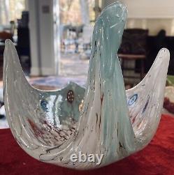 ITALIAN MURANO GLASS SWAN, DEI MAESTRI DI, Made by Techniques of MURANO MASTERS