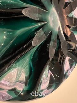 Italian Hand-Blown Sommerso Murano Bowl