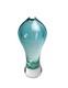 Italian Murano Vase Hand Blown Art Glass / UNIQUE 15x6x6 Heavy