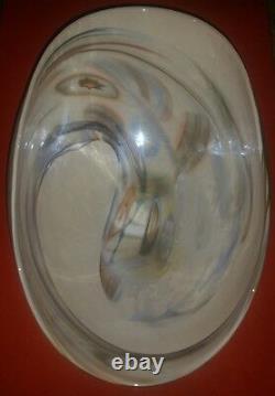 Italian Murano Venezia Art Glass Hand Blown Shell Bowl Set