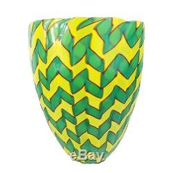 James Carpenter Venini Murano Art Glass Calabash Vase Etched Signature