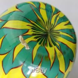 James Carpenter Venini Murano Art Glass Calabash Vase Etched Signature