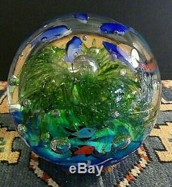 LARGE Murano Glass Fish Aquarium Glass Barbini Cenedese Style Excellent WOW