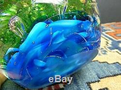 LARGE Murano Glass Fish Aquarium Glass Barbini Cenedese Style Excellent WOW