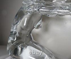 LARGE hand blown PINO SIGNORETTO studio nude lady Italian Murano glass sculpture