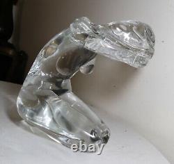 LARGE hand blown PINO SIGNORETTO studio nude lady Italian Murano glass sculpture