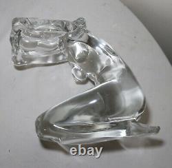 LARGE hand blown PINO SIGNORETTO studio nude lady Italian Murano glass sculpture