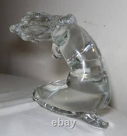 LARGE hand blown PINO SIGNORETTO studio nude lady Italian Murano glass sculpture