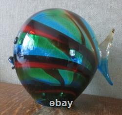 LUIGI MELLARA MURANO Hand Blown FISH Sculpture