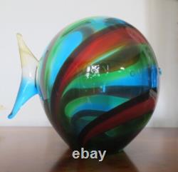 LUIGI MELLARA MURANO Hand Blown FISH Sculpture